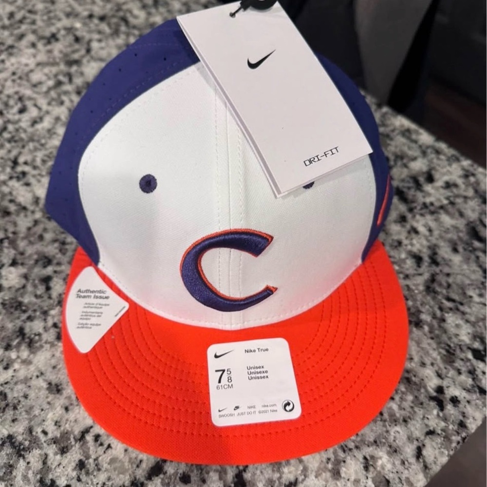 Nike Mens Purple, White, and Orange Cap